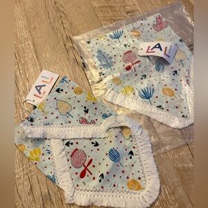Two NWT LALI baby bibs from Anthropologie